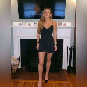 Small Grey Blue Urban Outfitters Romper